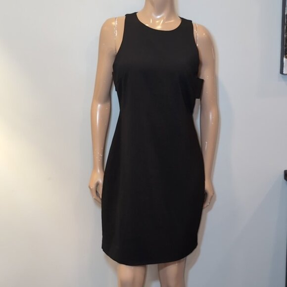 BISHOP + YOUNG Kate Sheath Dress Sleeveless Side Cut Out Cocktail Party LBD - Picture 3 of 16